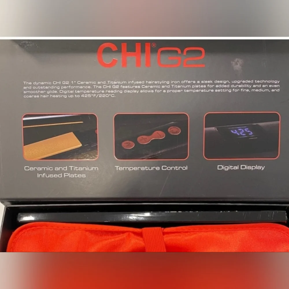 Chi Hair curling or straightening iron.